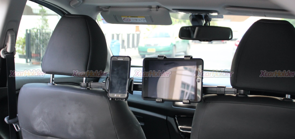 HEADREST COMBO SET | ที่วางแท็บเล็ต และมือถือ แบบเกาะระหว่างเบาะนั่งรถยนต์