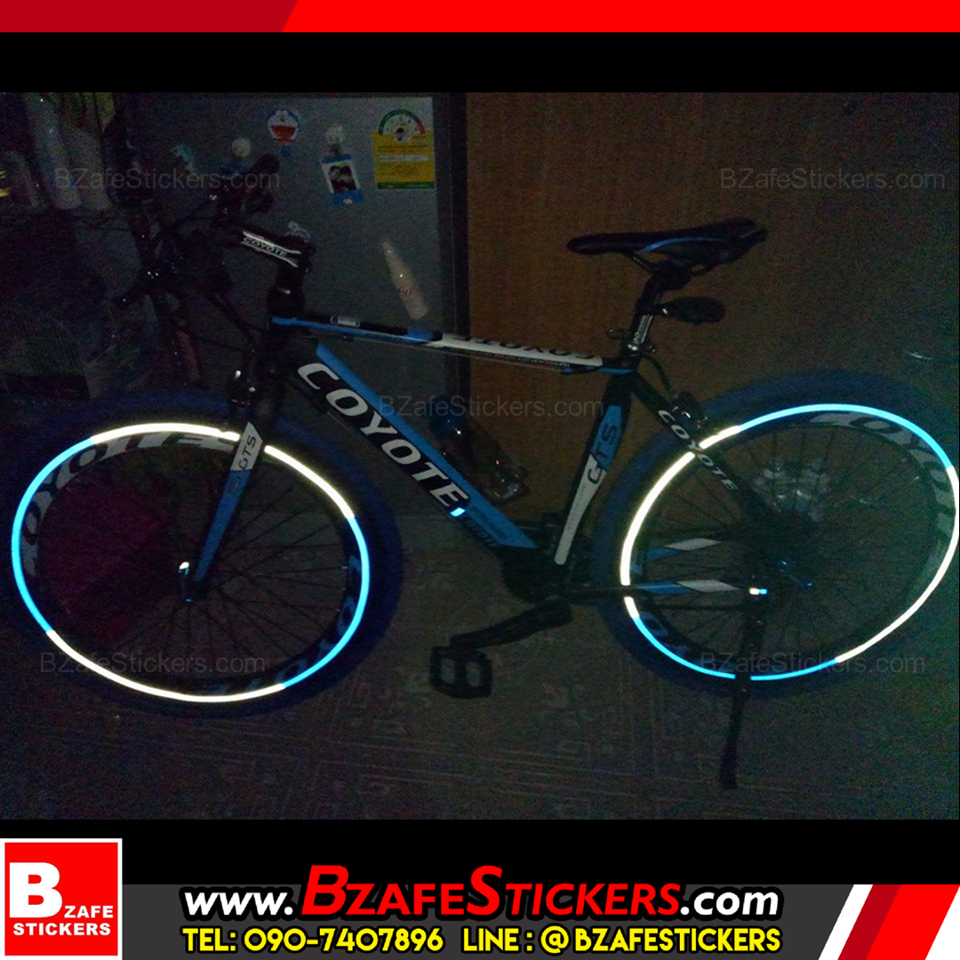 รีวิว สติ๊กเกอร์สะท้อนแสงติดขอบล้อ 3M, Kiwalite สติ๊กเกอร์ติดล้อ สติ๊กเกอร์แต่งรถ