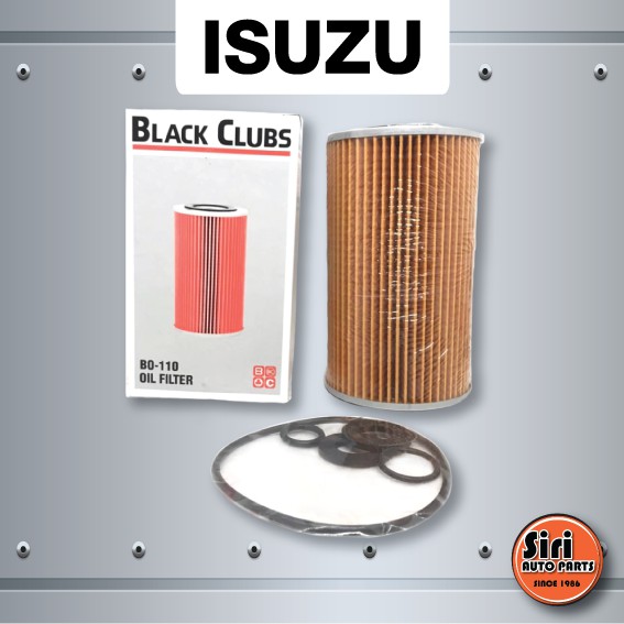 กรองเครื่อง, ไส้ กรอง น้ำมันเครื่อง, ไส้กรองน้ำมันเครื่อง ISUZU KS21-22 NPR อีซูซุ 6 ล้อ (Black Clubs BO-110 / BO110 )