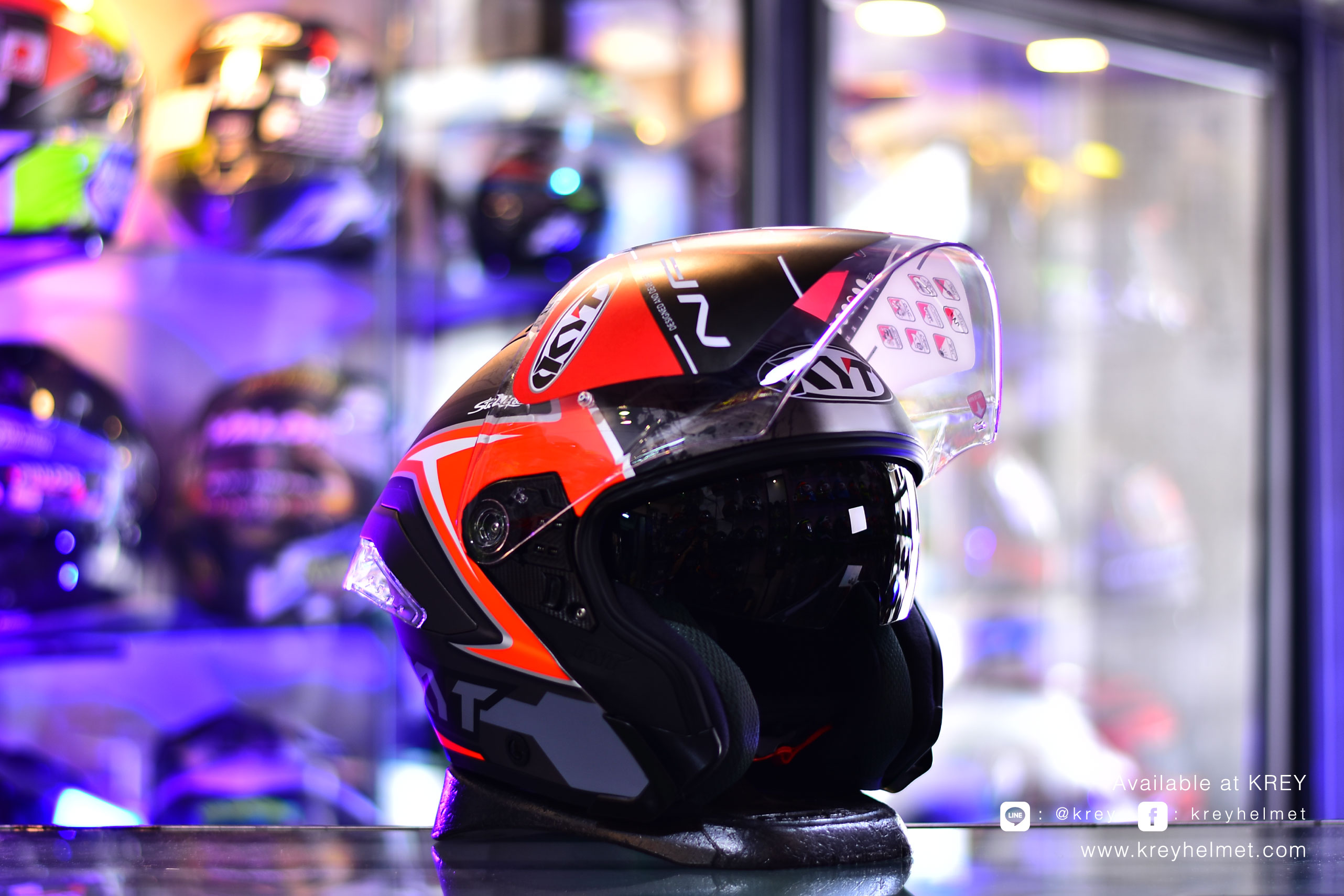 KYT model NF-J Attitude Matt Anth Red