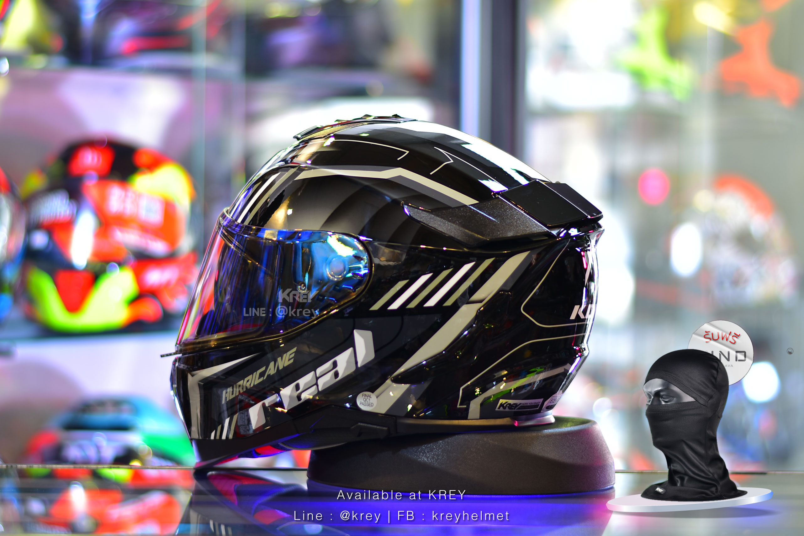 Real model Hurricane Kona Black Grey