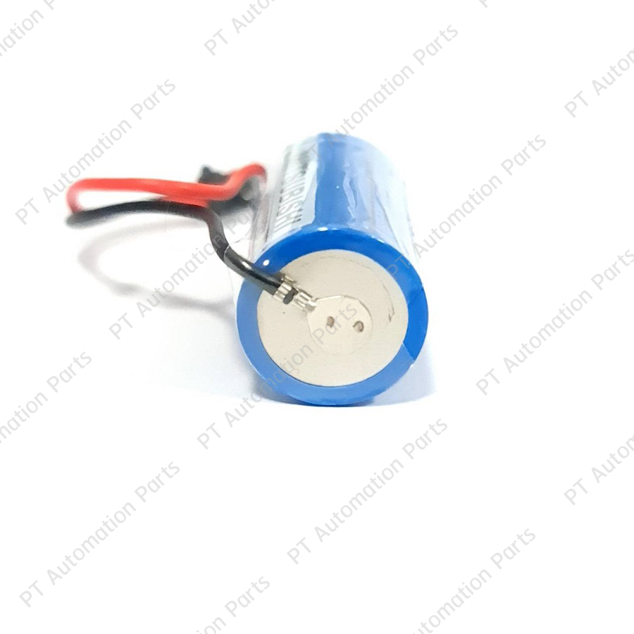 แบตเตอรี่ลิเธียมพร้อมปลั๊กชนิดไม่ชาร์จ Q6BAT CR17335SE-R 3V Battery Lithium with Plug for PLC Mitsubishi CPU Q Series (Non-Rechargeable)