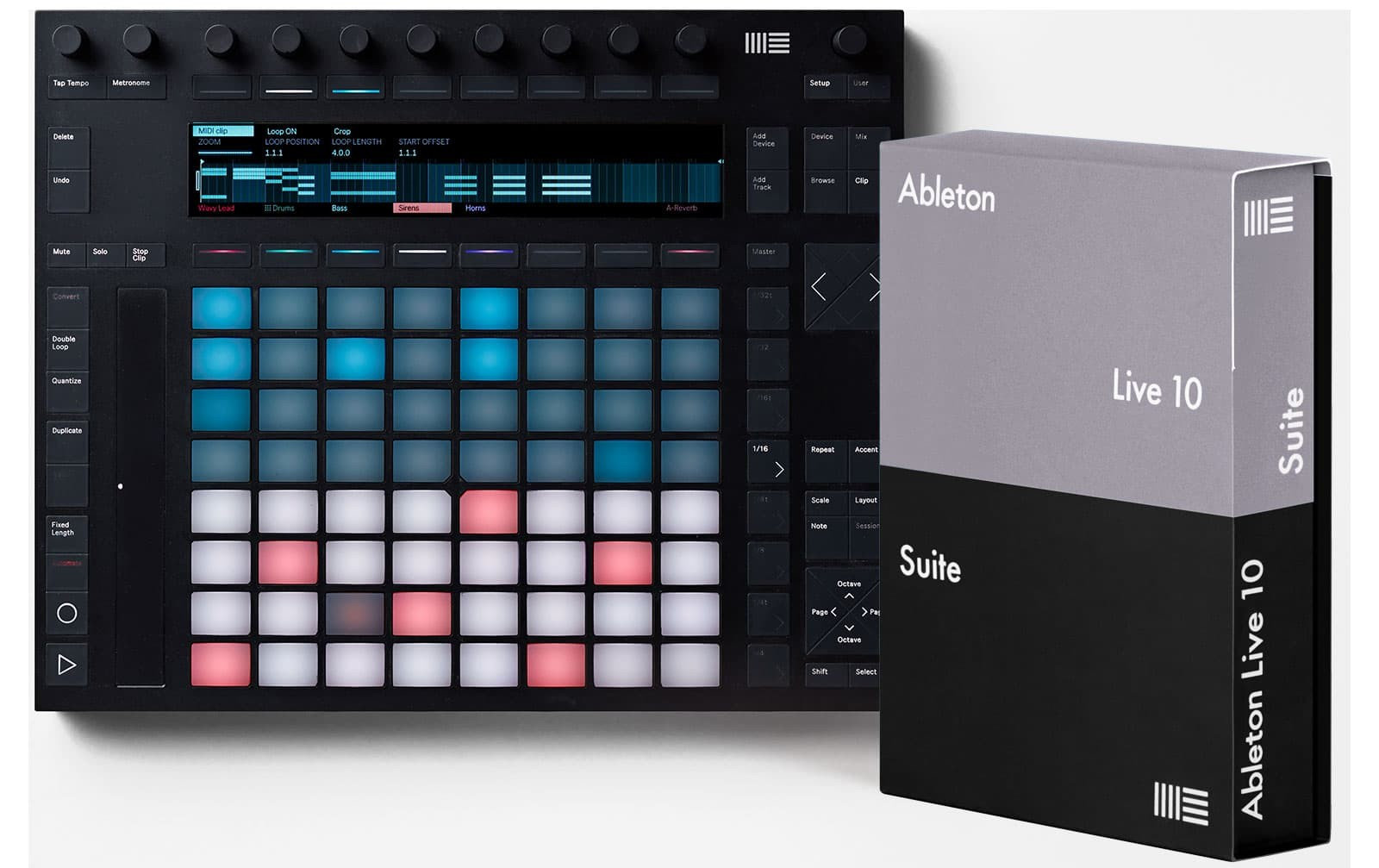 Ableton Push 2 *ของแท้รับประกัน 1ปี* คอนโทรลเลอร์สุดล้ำ พร้อมซอฟต์แวร์ Live 11 Suite Bundle, ฟรี!! Power Supply, USB Cable