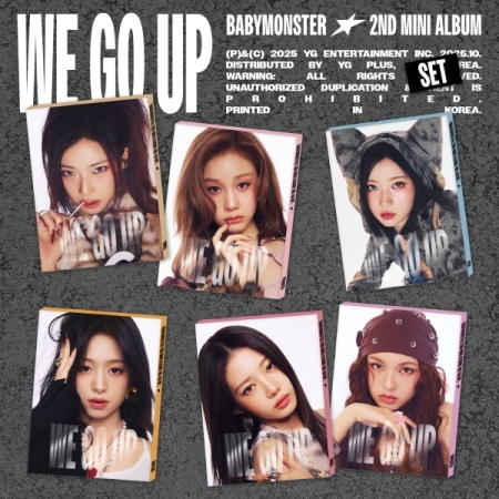 ( Pre-Order ) BABYMONSTER 2nd Mini Album [ WE GO UP ] ( Pattern ver ) Asa * มี Poster พับในกล่อง * วางจำหน่าย 10 / 10 / 2025