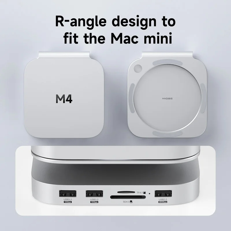 Hagibis Mac mini M4 Hub with Enclosure