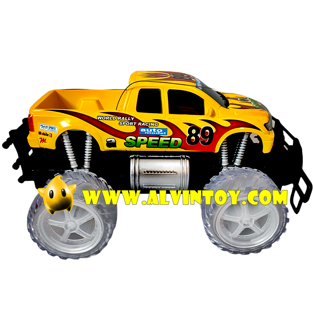 รถ 4WD บังคับวิทยุ พร้อมรีโมทไร้สาย Big Wheel แถมถ่านชาร์จ