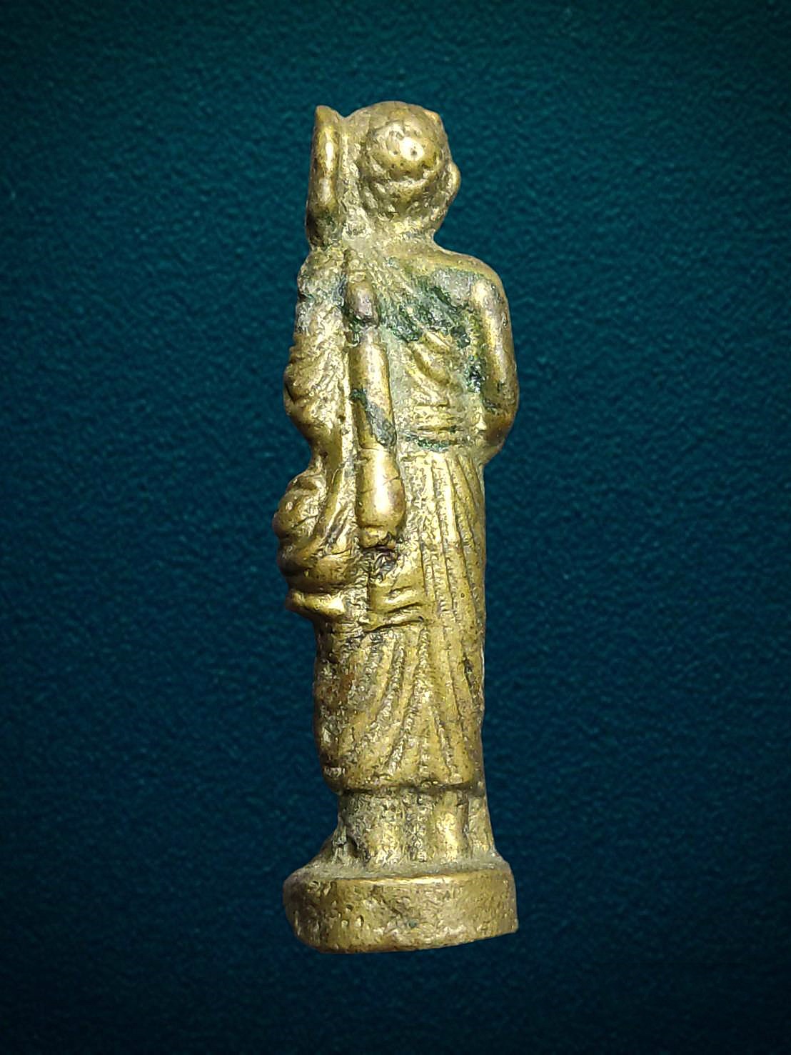 พระสิวลี หลวงพ่อแฉ่ง วัดบางพัง จ.นนทบุรี ปี 2495 เนื้อทองเหลือง