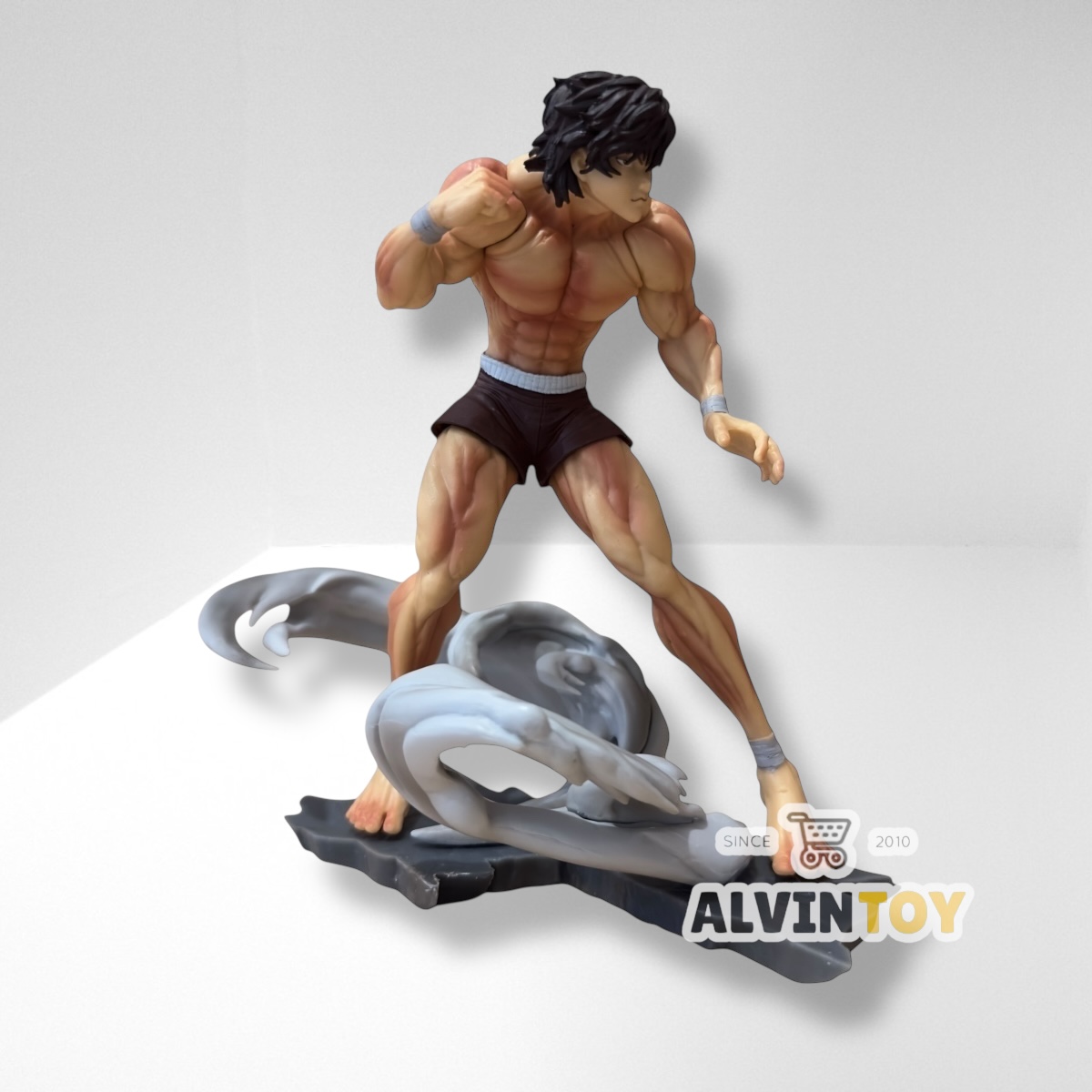 Figure Baki Hanma - ฮันมะ บากิ ขนาดความสูง 16 cm. มีกล่อง