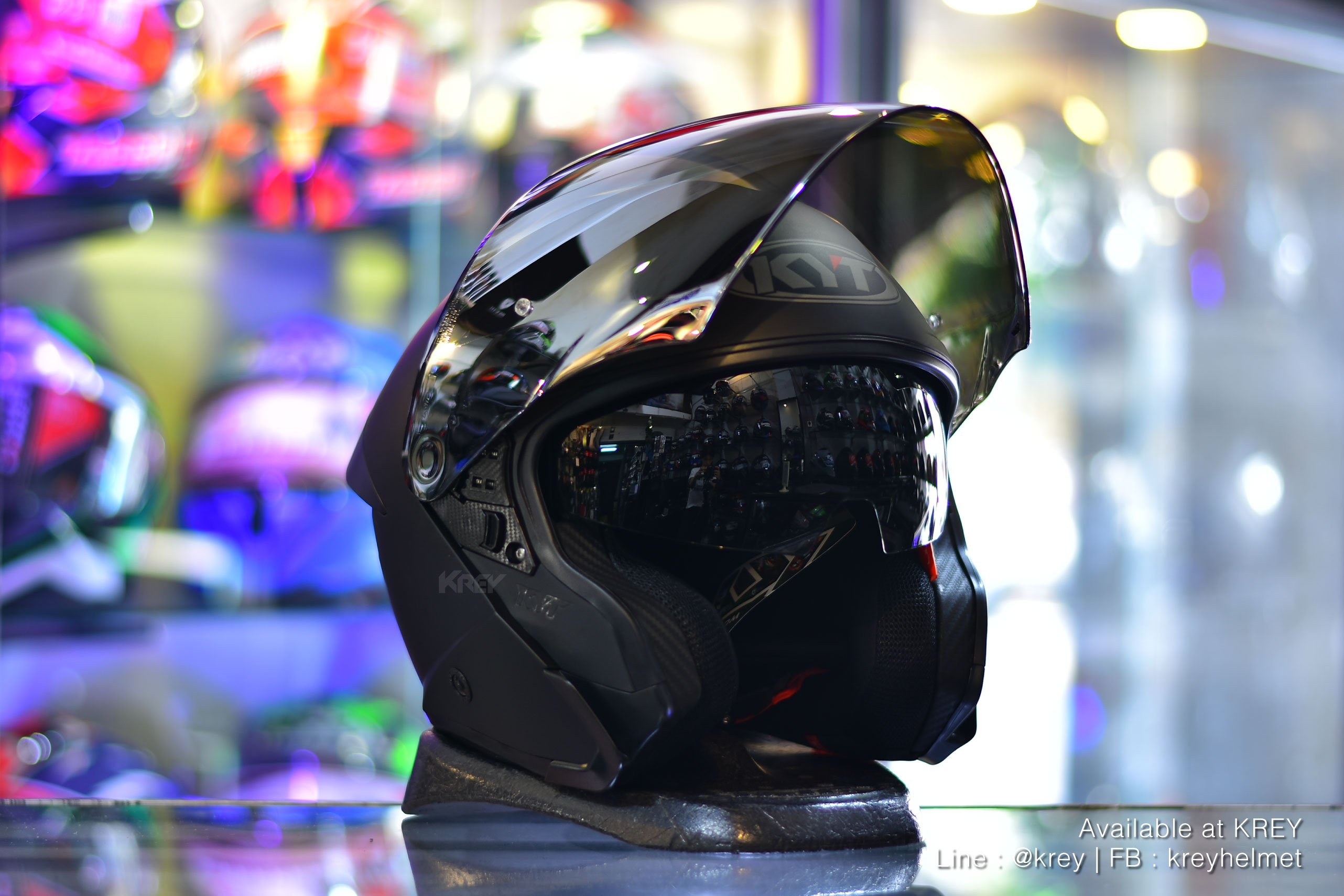 KYT model TTR-JET Plain Matt Black