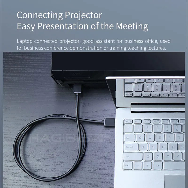 Hagibis HDMI male to male extension cable HDMI 2.0 4K HD