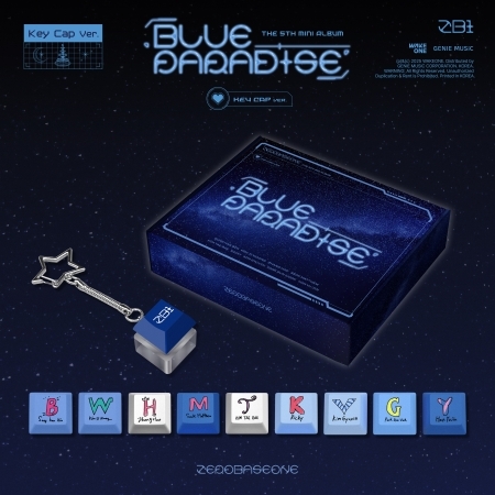 ( Pre-Order ) ZEROBASEONE 5th Mini Album [BLUE PARADISE] Key Cap ver * ไม่มี Poster พับในกล่อง * วางจำหน่าย 25 / 2 / 2025