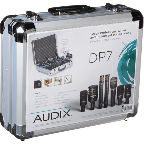 Audix DP7 *ของแท้รับประกัน 1ปี* ไมค์กลองชุด 7 ชิ้น พร้อมเคสอลูมิเนียม