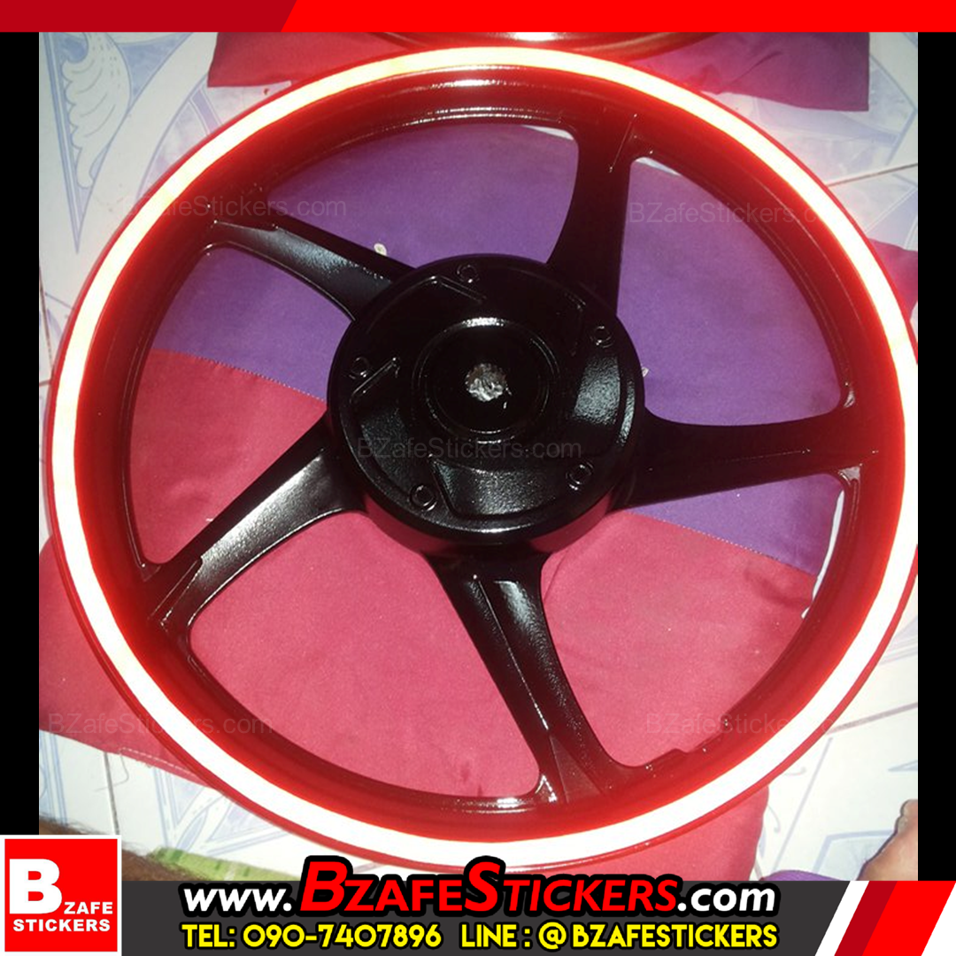 รีวิว สติ๊กเกอร์สะท้อนแสงติดขอบล้อ 3M, Kiwalite สติ๊กเกอร์ติดล้อ สติ๊กเกอร์แต่งรถ