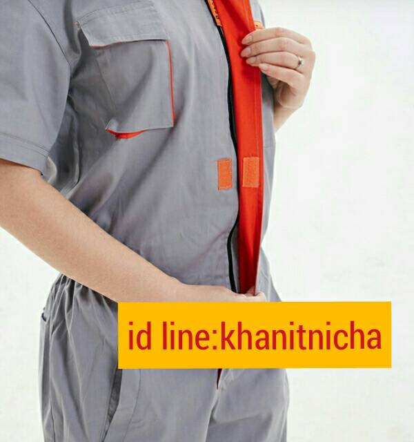 ชุดช่างหมี ชุดช่างวิศวกร ชุางกลโรงงาน ชุดช่างก่อสร้าง