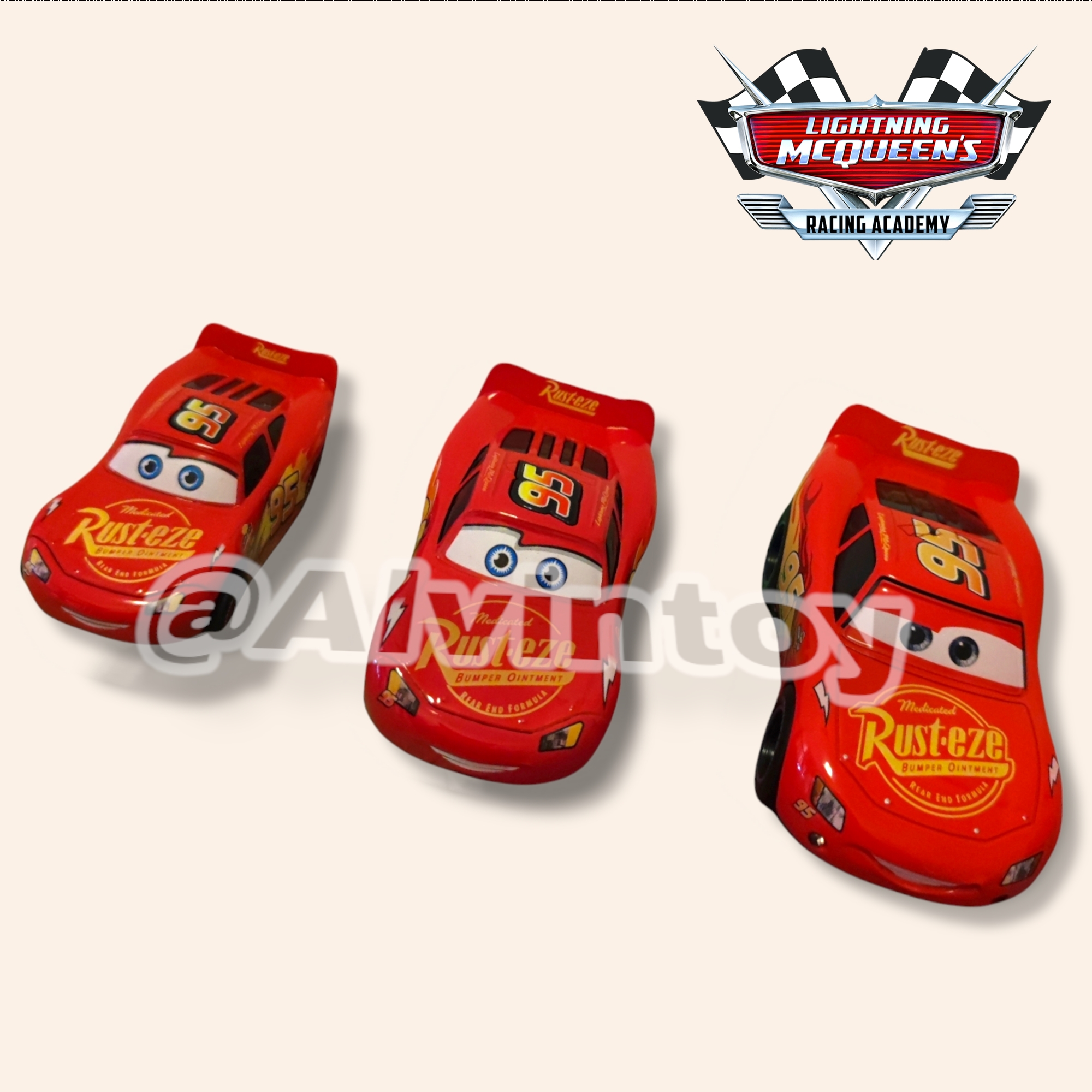รถเหล็ก Lightning Mcqueen - ไลท์นิ่ง แม็คควีน ไซด์กลาง