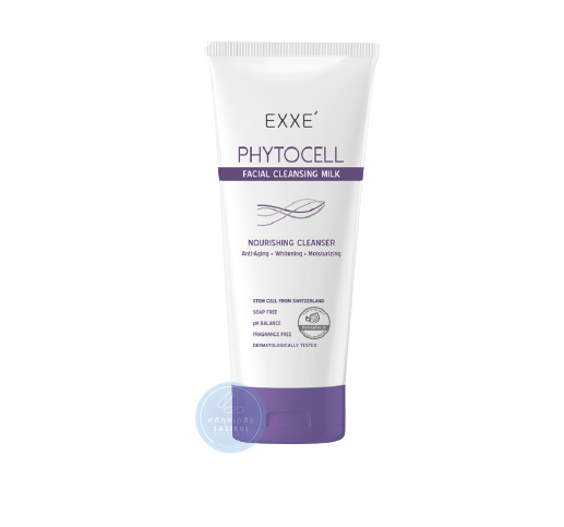 Exxe Phytocell Facial Cleansing Milk [100 g.] เนื้อครีมน้ำนมที่เนียนนุ่ม ทำความสะอาดผิวอย่างอ่อนโยน