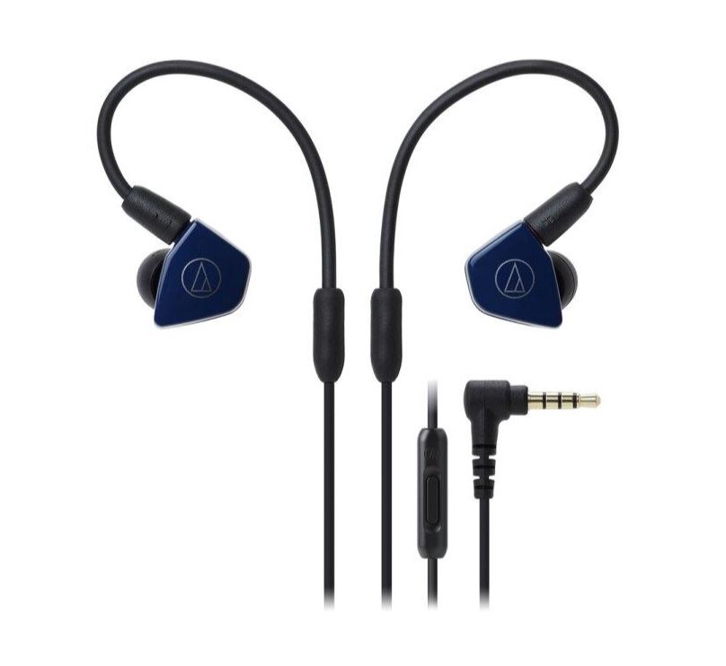 Audio-Technica ATH-LS50iS -by Muzic Craft *ของแท้รับประกันศูนย์* หูฟังอินเอียร์ พร้อมไมโครโฟน,ฟรีซิลิโคน 4ขนาด, ถุงผ้า,สายเคเบิล