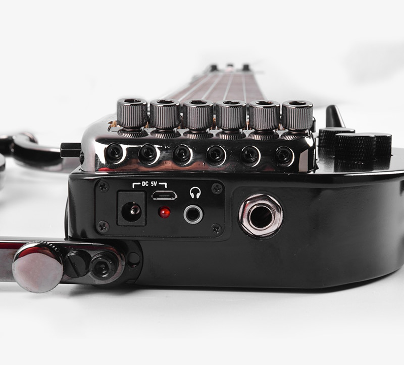 ALP Guitars AD121 กีตาร์ไฟฟ้าหัวตัด แบบพกพา, พับเก็บได้, เสียงระดับมืออาชีพ ฟรี!! กระเป๋าใส่กีต้าร์ตรงรุ่น