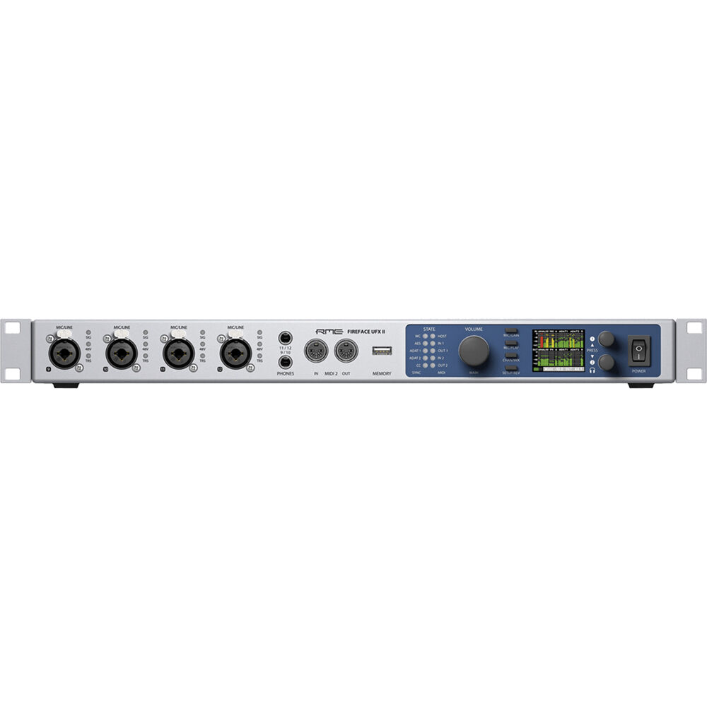 RME Fireface UFX II *ของแท้รับประกัน 1ปี* ออดิโอ อินเตอร์เฟส 60-Channel USB-B Audio/MIDI Interface with SteadyClock FS