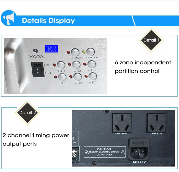 เครื่องตั้งเวลาเสียงกริ่งเสียงเพลง MP3 รุ่น PS-2000