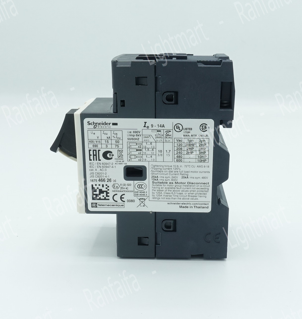 Motor Breaker GV2-ME16 (9-14A) SD