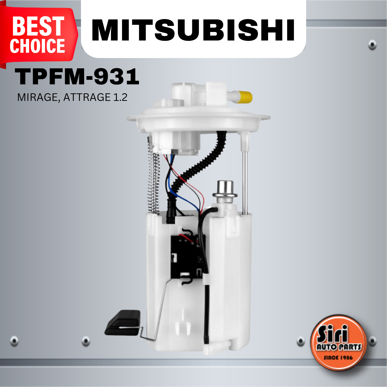 ปั้มติ๊ก TPFM-931 ปั๊มน้ำมันเชื้อเพลิง พร้อมลูกลอย ครบชุด MITSUBISHI MIRAGE, ATTRAGE 1.2 มิตซูบิชิ มิราจ แอดทราจ - TOP PERFORMANCE