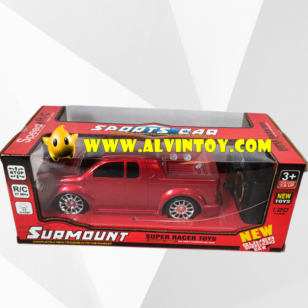 รถกระบะ บังคับวิทยุพร้อมรีโมทไร้สาย Sports Car Scale 1/20