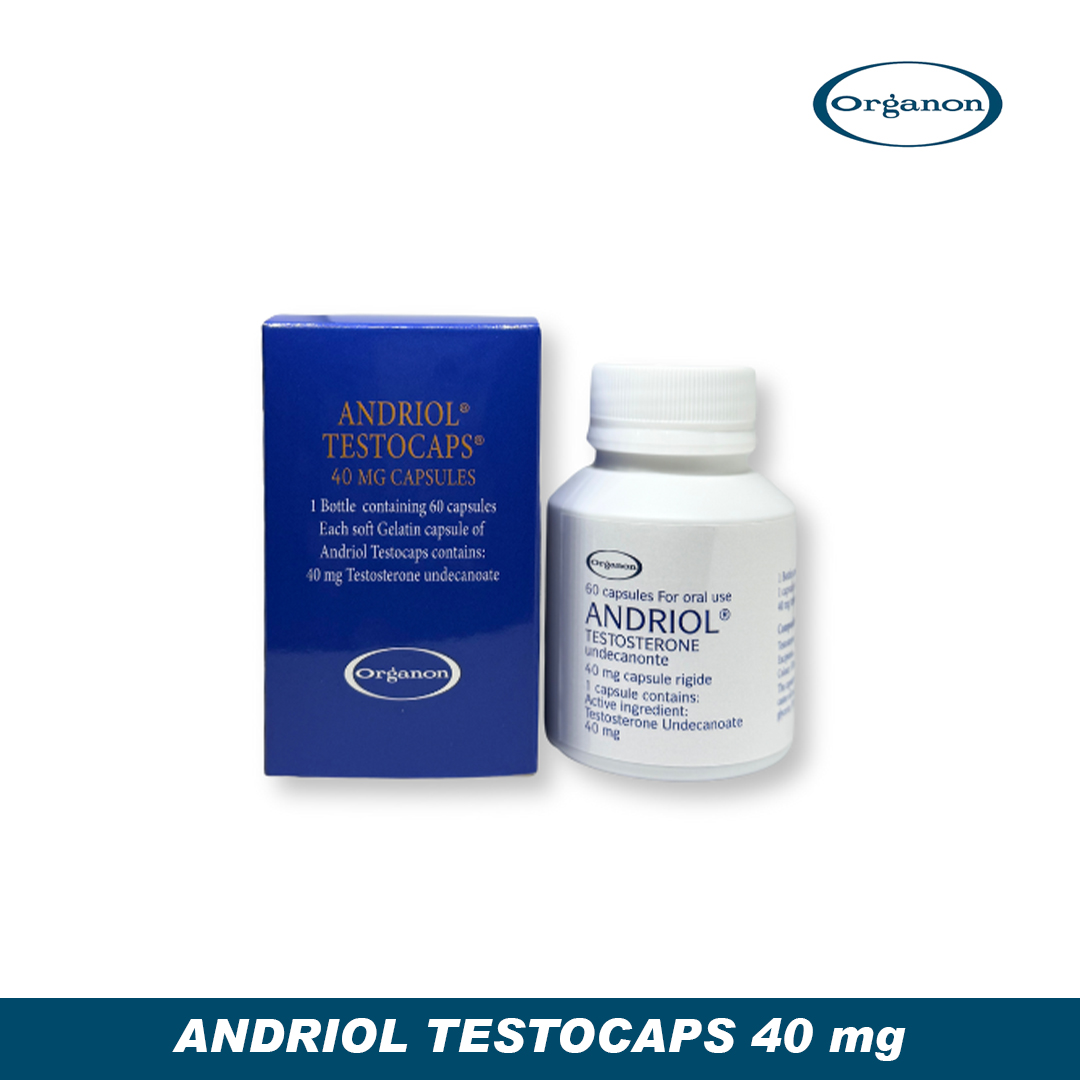 ANDRIOL TESTOCAPS 40 mg capsules