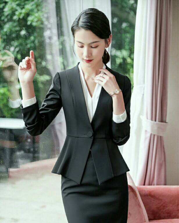 ชุดสูท ชุดพนักงานต้อนรับ ชุดพนักงานออฟฟิศ
