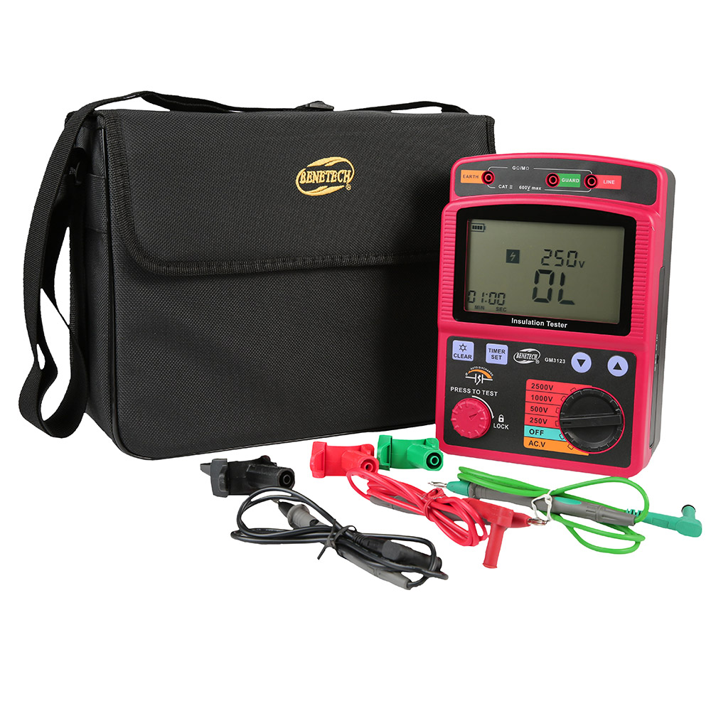 เครื่องทดสอบความเป็นฉนวน GM3123 Insulation Resistance Tester