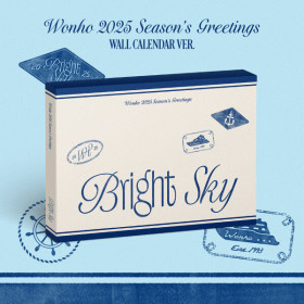( Pre-Order ) WONHO SEASON'S GREETINGS 2025 ( Wall Calendar ver ) * มี Poster ภายใน set * * สั่งเกิน 1 ชิ้นบวกค่าส่งเพิ่มชิ้นละ 20 บาท เนื่องจากสินค้าหนัก * จำนวนจำกัด ** วางจำหน่าย 21 / 12 / 2024
