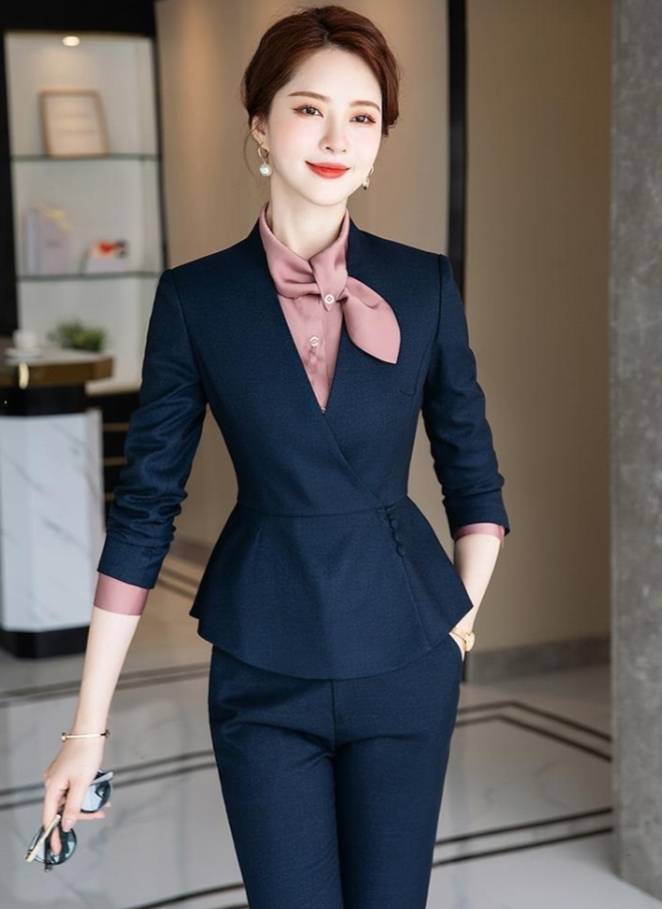 ชุดพนักงานต้อนรับ ชุดออฟฟิศ ชุดพนักงานต้อนรับโรงแรม