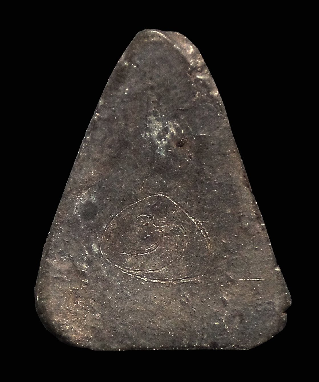 เหรียญหล่อเล็ก เนื้อตะกั่ว พญาเต่าเรือน ไม่ทราบที่