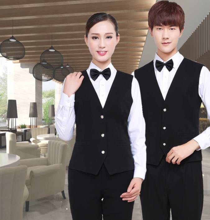 เสื้อกั๊กพนักงานไนท์คลับ บาร์ พนักงานโรงหนัง โรงละคร