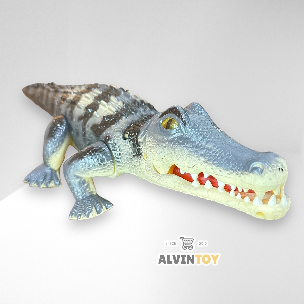 Crocodile โมเดลจระเข้ ของเล่นจระเข้ เดินได้ มีเสียง มีไฟ