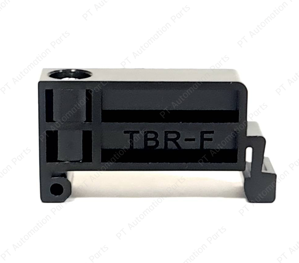 (แพ็ค/10ชิ้น) TBR-F สต๊อปเปอร์ ตัวล็อคเทอร์มินอล บล็อก ตัวล็อครางปีกนก ตัวล็อคปิดท้ายอุปกรณ์ที่ติดตั้งบนราง ขนาด 35mm Stopper Terminal End Plate