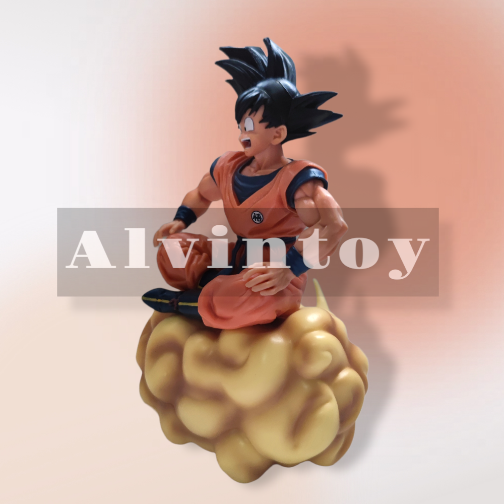 Action Figure Son Goku Fes โงกุน ขี่เมฆ ขนาดความสูง 20 ซม. ผลิตจากวัสดุ PVC คุณภาพดี ลงสีสวยงาม เหมาะสำหรับตั้งโชว์ เก็บสะสม