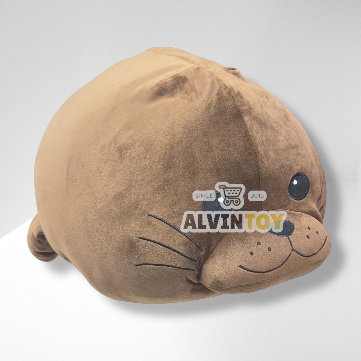 ตุ๊กตา แมวน้ำสีน้ำตาล นุ่มนิ่ม ตัวใหญ่