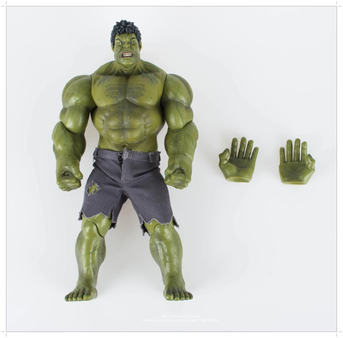 Figure The Hulk - โมเดล เดอะฮัค กางเกงผ้า เปลี่ยนมือได้