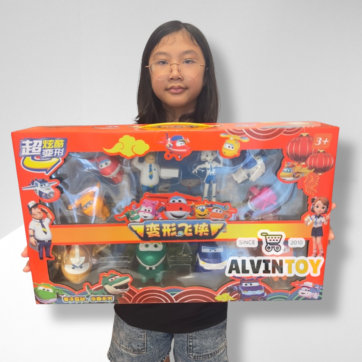 หุ่นยนต์ Super Wings - ซุปเปอร์วิง ชุด 10 ตัว