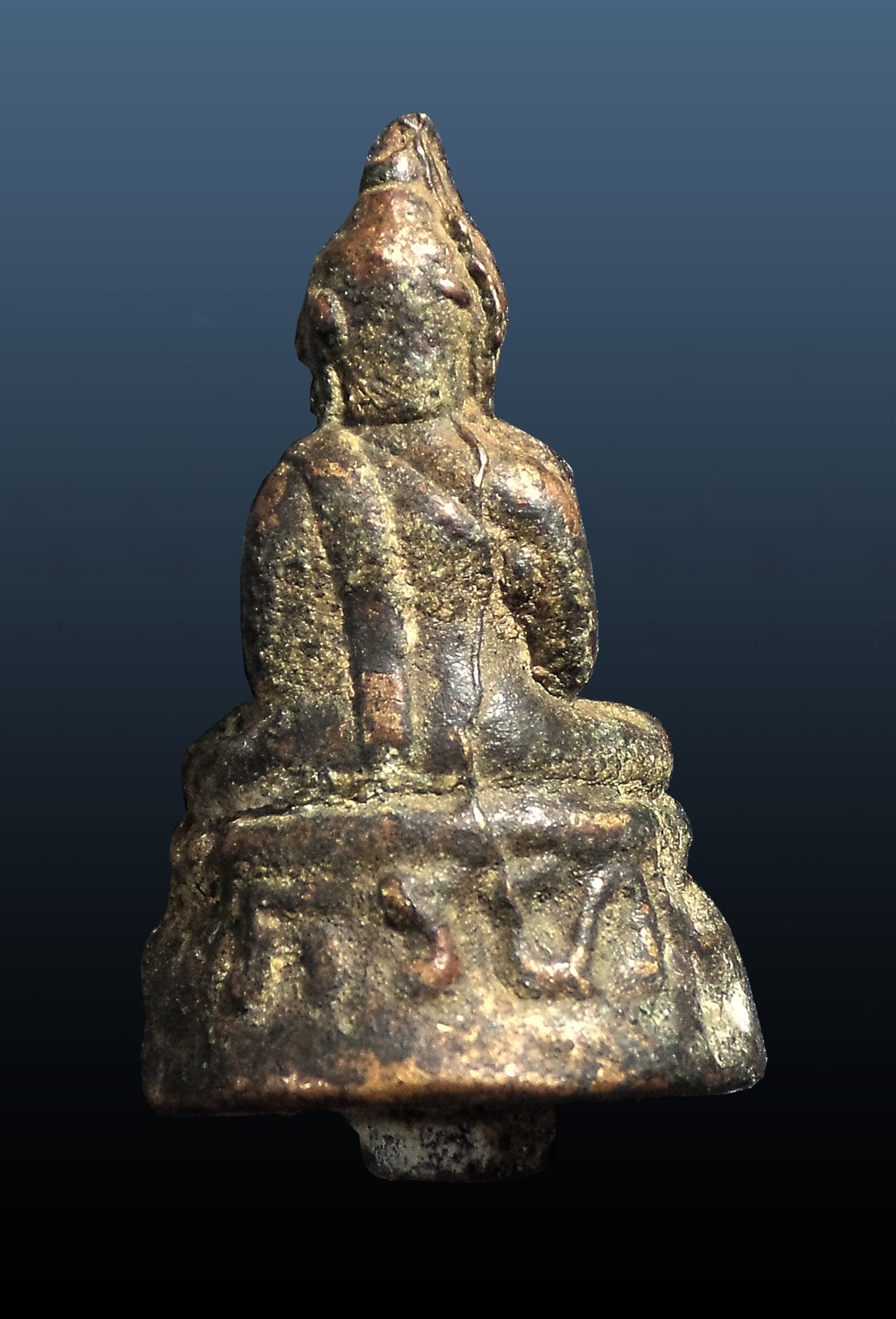 พระกริ่งอรหัง พิมพ์หน้าใหญ่ ฐานสูง พิธีวัดราชบพิตร หลวงพ่อโอภาสี อาศรมบางมด วัดพุทธบูชา อาศรมบางมด กทม. ปี2498