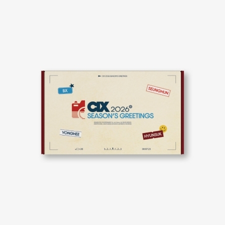 ( Pre-Order ) CIX SEASON'S GREETINGS 2026 ** สั่งเกิน 1 ชิ้นบวกค่าส่งเพิ่มชิ้นละ 20 บาท เนื่องจากสินค้าหนัก ** จำนวนจำกัด ** วางจำหน่าย 31 / 12 / 2025