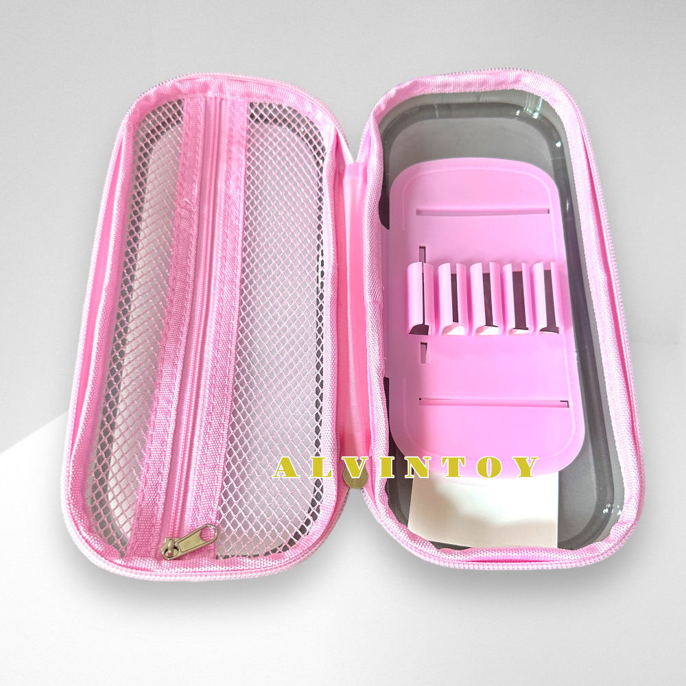 กระเป๋าดินสอไฟเบอร์ซิปรอบ Kitty คิตตี้