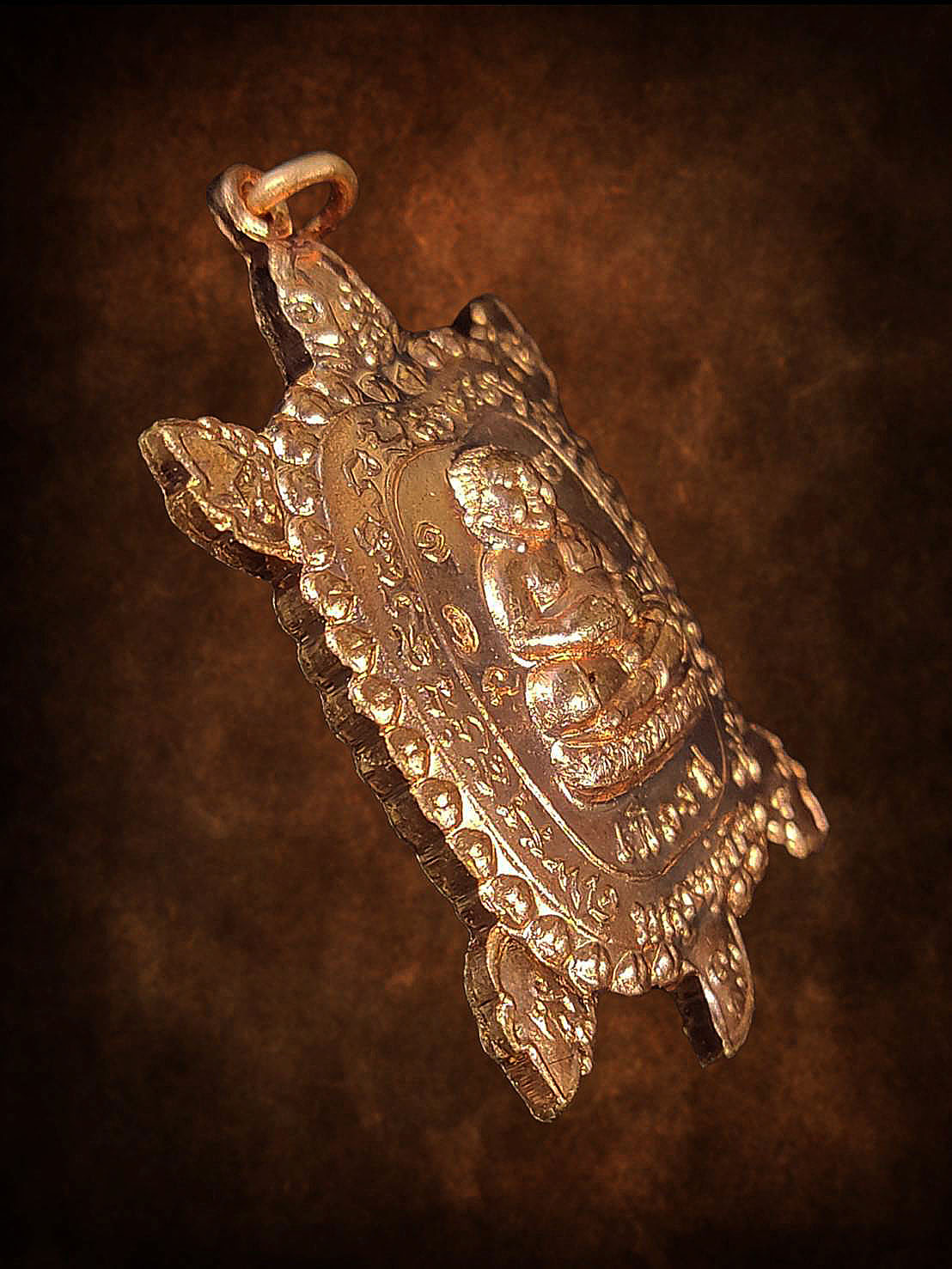 เหรียญพญาเต่าเรือน หลวงปู่หลิว รุ่นเฟื่องฟู วัดไร่แตงทอง เนื้อทองแดงผิวไฟ ปี2559 น.ฐ. (พิมพ์ใหญ่)