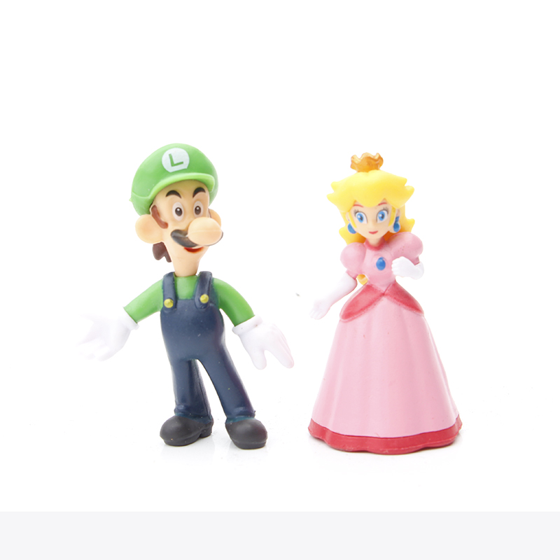 โมเดล Super Mario มาริโอ ลุยจิ ยอร์ซี่ ชุด 12 ตัว