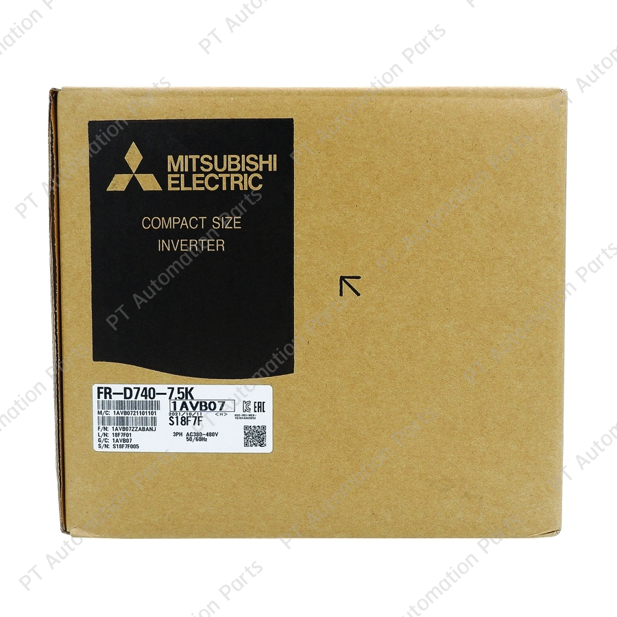 Mitsubishi FR-D740-7.5K Inverter 7.5KW 10HP Input 3-Phase 380-480VAC Output 3-Phase 380-480VAC 0.2-400Hz D700 Series อินเวอร์เตอร์ มิตซูบิชิ เครื่องควบคุมความเร็วรอบมอเตอร์ 10 แรงม้า