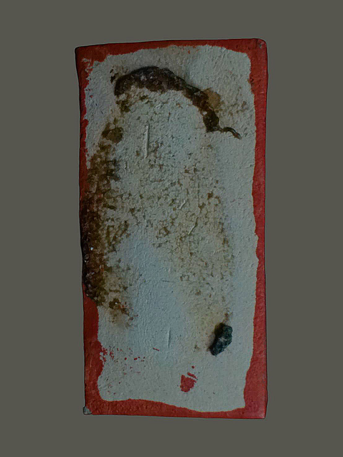 พระประจำวันพฤหัส วัดเกาะลอย จ.ระยอง ปี 2514 เนื้อผง ทาทอง ลงสี หลวงปู่ทิมเสก