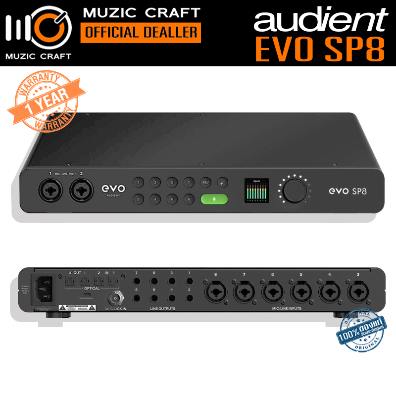 Audient EVO SP8 *ของแท้รับประกัน 1ปี* 8-Channel Smart Preamp with A-D/D-A, ปรีแอมป์ 8 แชนเนล