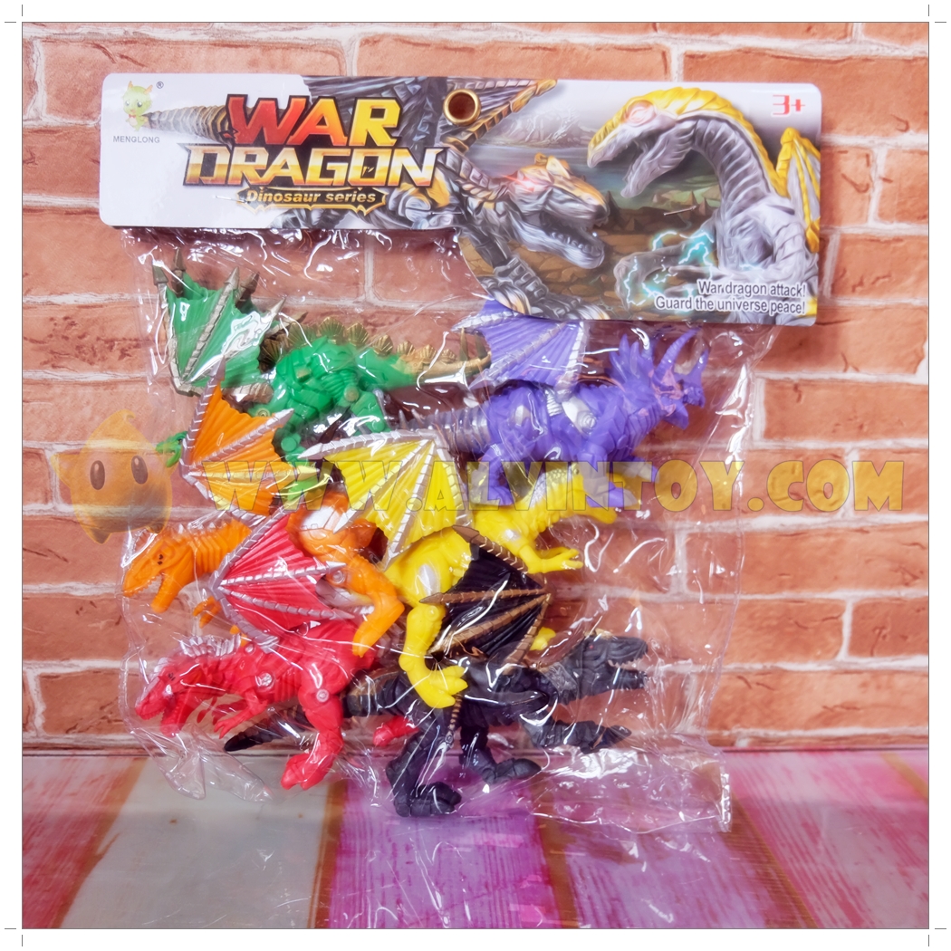 โมเดล War Dragon - หุ่นยนต์ไดโนเสาร์ 6 ตัว