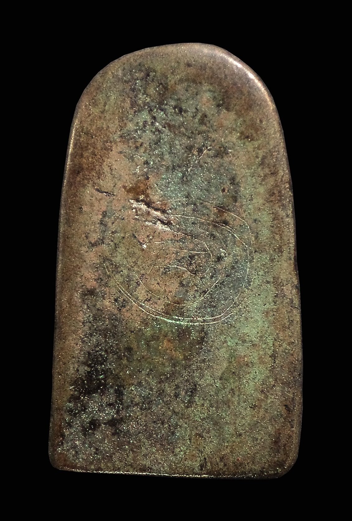 เหรียญหล่อ พิมพ์ปางซ่อนหา เนื้อเมฆสิทธิ์